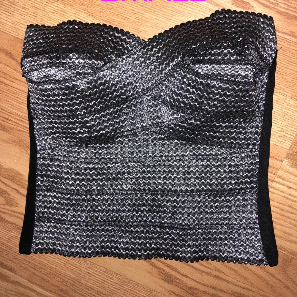Sexy Black Bandeau tube top